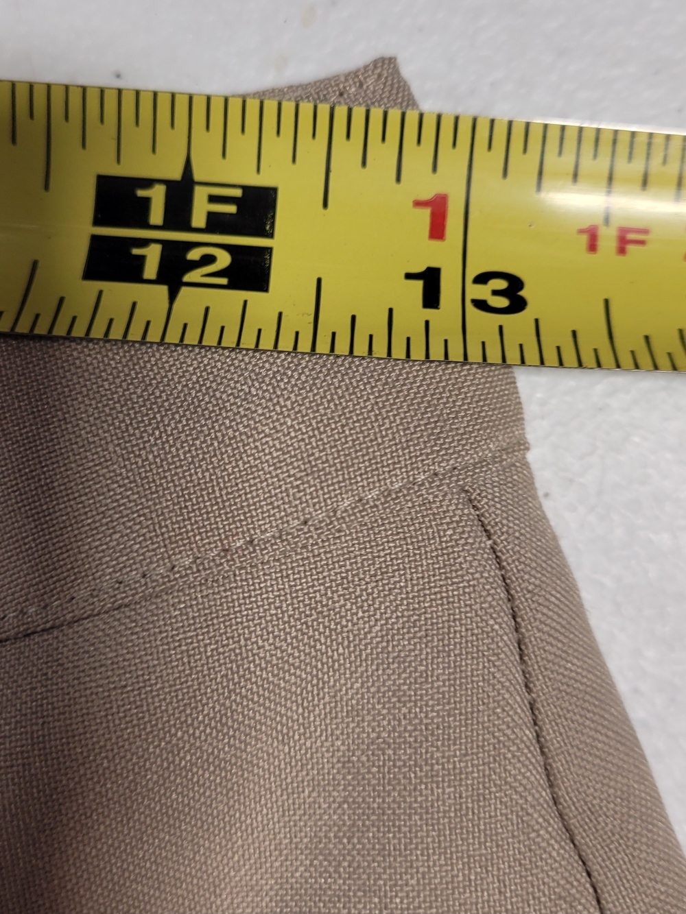 Women's Slim Fit Tan Chinos - Classic Office Trousers - Picture 4 of 4